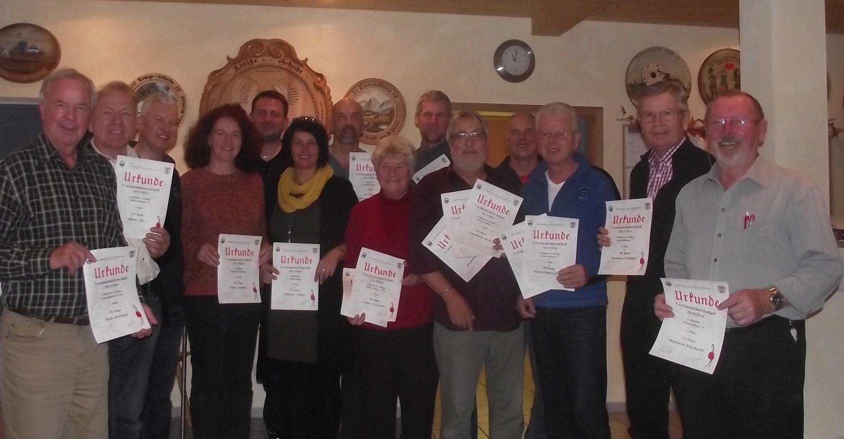Vereinsmeister 2015