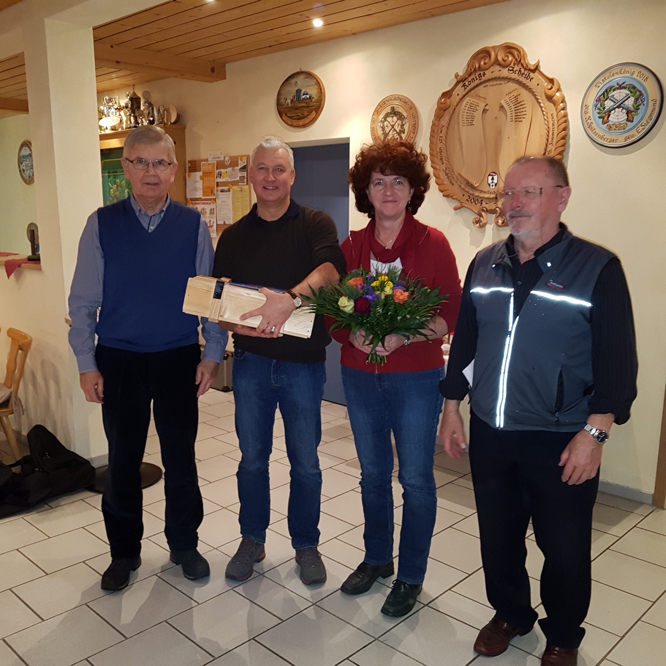 Dankpräsent an Rudi und Angelika