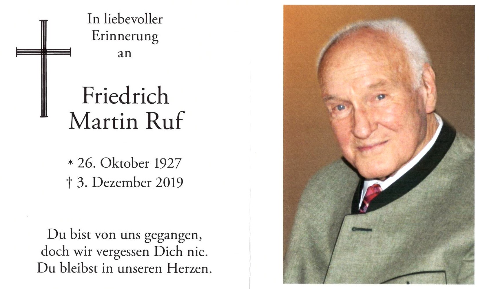 Karte Ruf